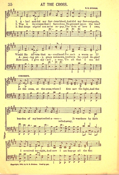 The Gospel Call: a book of revival songs page 36