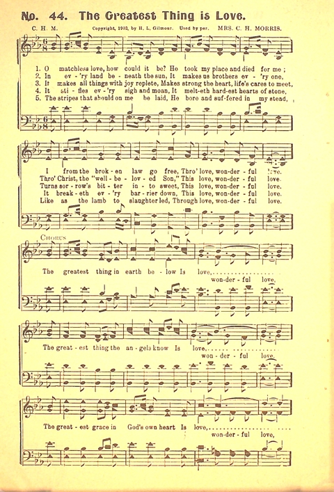The Gospel Call: a book of revival songs page 46