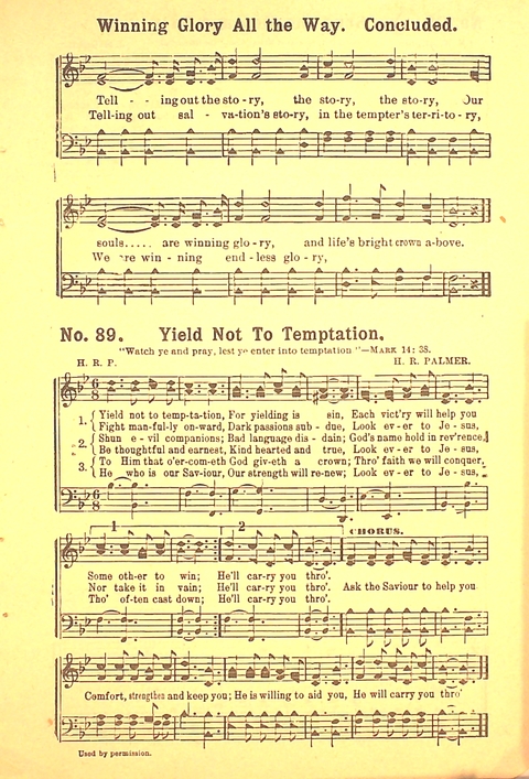 The Gospel Call: a book of revival songs page 91