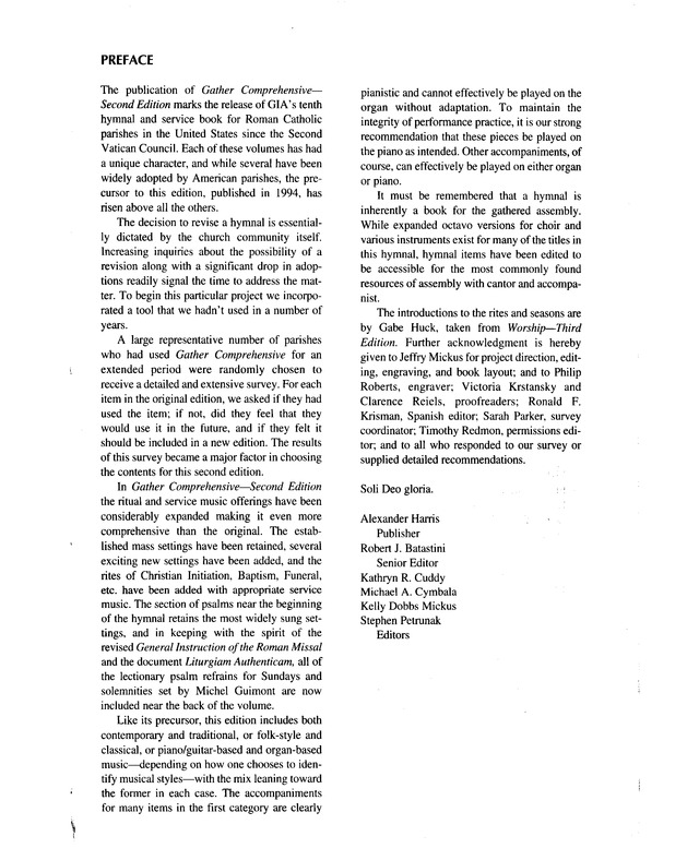 Gather Comprehensive, Second Edition page v