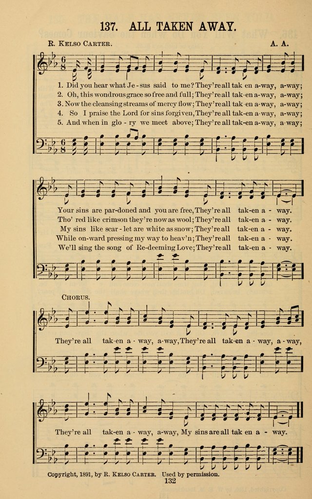 The Gospel Call: choice songs for revivals, Sunday-schools and the church page 132