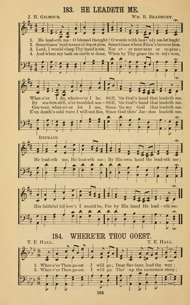 The Gospel Call: choice songs for revivals, Sunday-schools and the church page 164