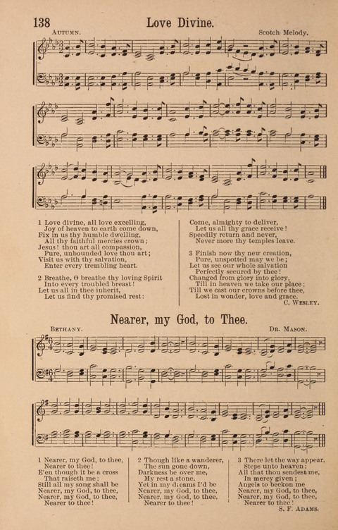 The Glorious Cause: a Collection of Songs, Hymns and Choruses for Earnest Temperance Workers page 138