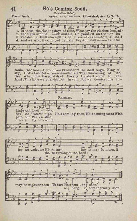 Glory Camp Special: Craddock - Thomas evangelistic campaigns page 41