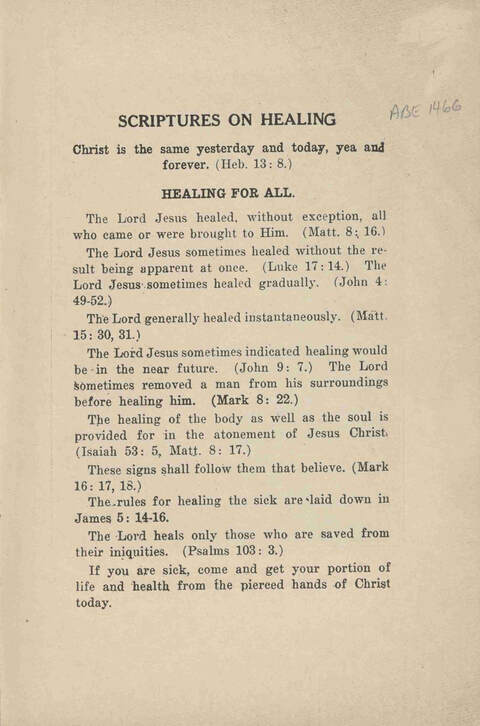 Glory Camp Special: Craddock - Thomas evangelistic campaigns page ii