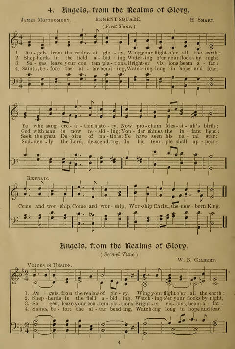 Gems of Christmas Song: a collection of old Christmas carols and hymns for use year after year in the home and at Christmas festivals page 2