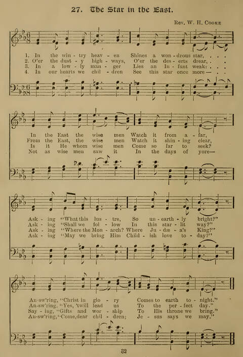 Gems of Christmas Song: a collection of old Christmas carols and hymns for use year after year in the home and at Christmas festivals page 22