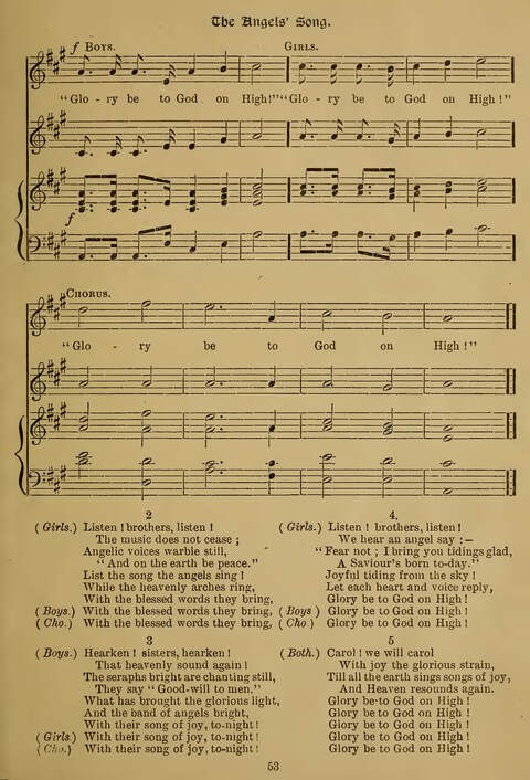 Gems of Christmas Song: a collection of old Christmas carols and hymns for use year after year in the home and at Christmas festivals page 33
