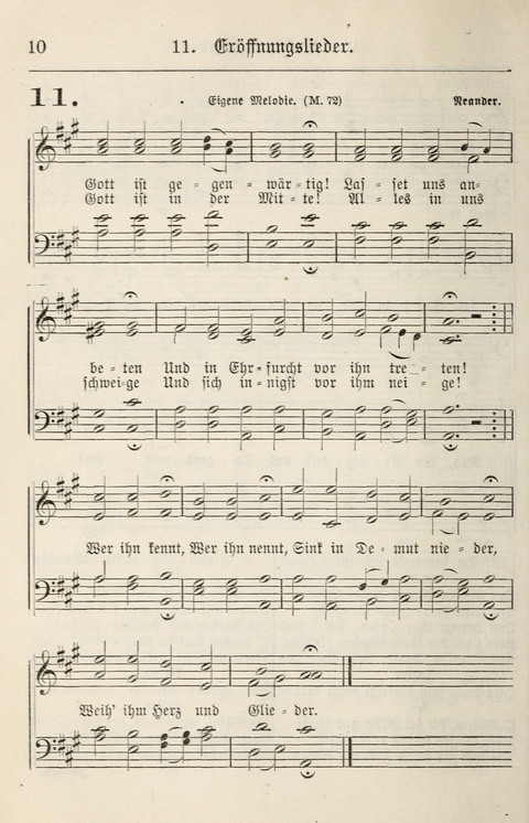 Gesangbuch für deutsche Gemeinden: enthaltend Psalmen und geistliche Lieder für öffentlichen und häuslichen Gottesdienst page 10