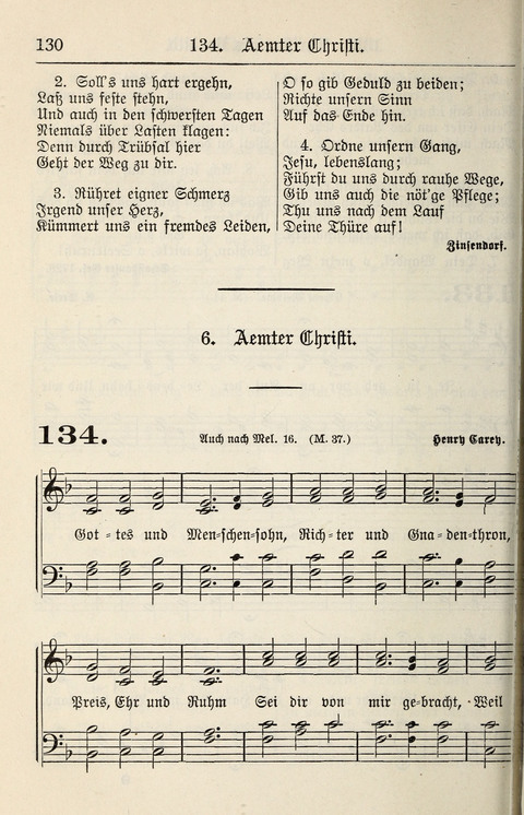 Gesangbuch für deutsche Gemeinden: enthaltend Psalmen und geistliche Lieder für öffentlichen und häuslichen Gottesdienst page 130