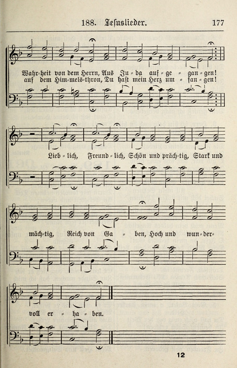 Gesangbuch für deutsche Gemeinden: enthaltend Psalmen und geistliche Lieder für öffentlichen und häuslichen Gottesdienst page 177