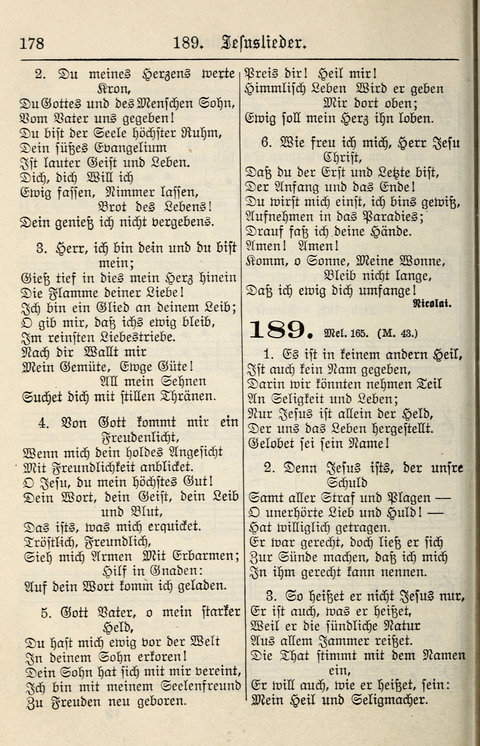 Gesangbuch für deutsche Gemeinden: enthaltend Psalmen und geistliche Lieder für öffentlichen und häuslichen Gottesdienst page 178