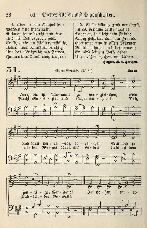 Gesangbuch für deutsche Gemeinden: enthaltend Psalmen und geistliche Lieder für öffentlichen und häuslichen Gottesdienst page 56