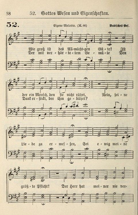 Gesangbuch für deutsche Gemeinden: enthaltend Psalmen und geistliche Lieder für öffentlichen und häuslichen Gottesdienst page 58