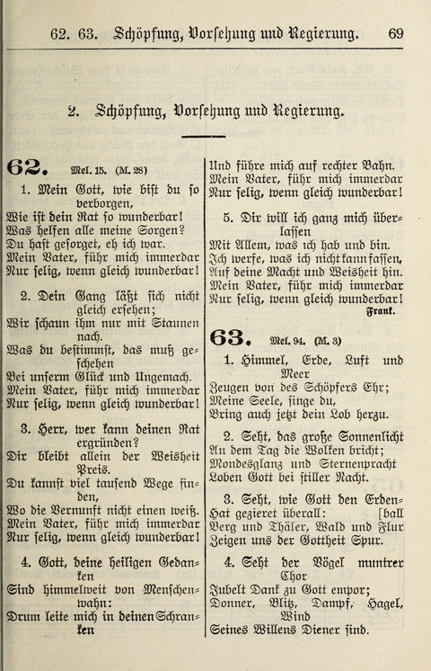 Gesangbuch für deutsche Gemeinden: enthaltend Psalmen und geistliche Lieder für öffentlichen und häuslichen Gottesdienst page 69