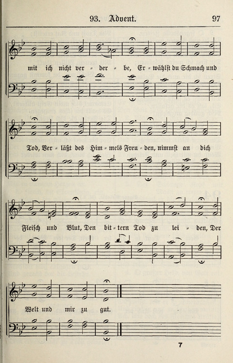 Gesangbuch für deutsche Gemeinden: enthaltend Psalmen und geistliche Lieder für öffentlichen und häuslichen Gottesdienst page 97