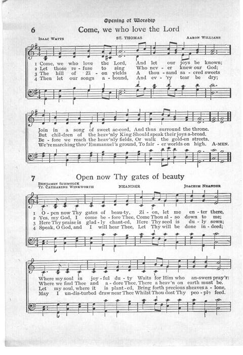 Gloria in Excelsis: a collection of responsive scripture readings, standard hymns and tunes, and spiritual songs for worship in the church and home (Abridged ed.) page 4