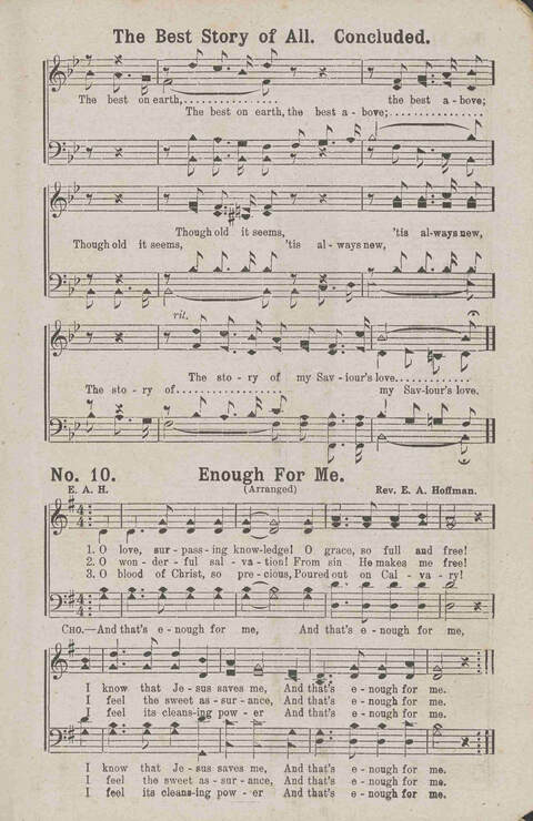 Glory Echoes: a collection of sacred songs for all Purposes page 10