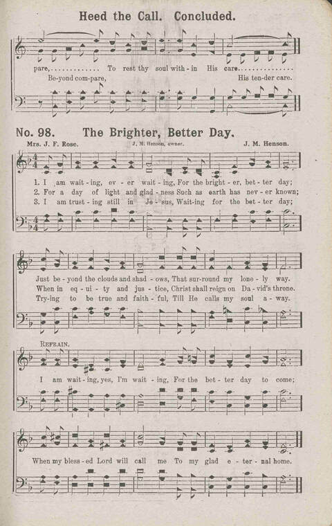 Glory Echoes: a collection of sacred songs for all Purposes page 104