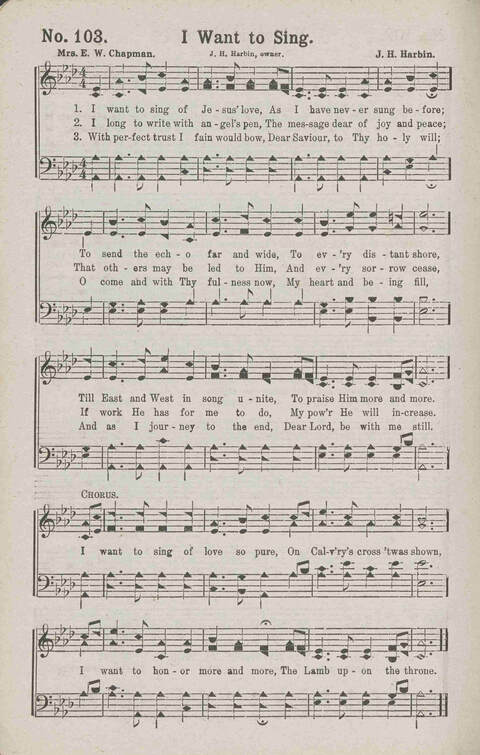Glory Echoes: a collection of sacred songs for all Purposes page 109