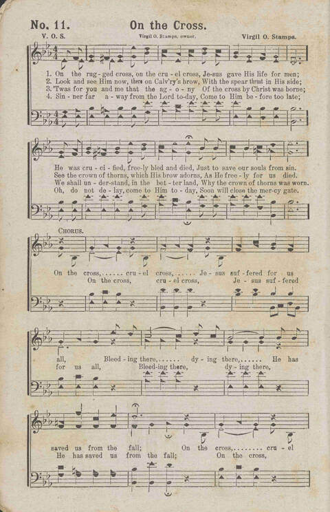 Glory Echoes: a collection of sacred songs for all Purposes page 11