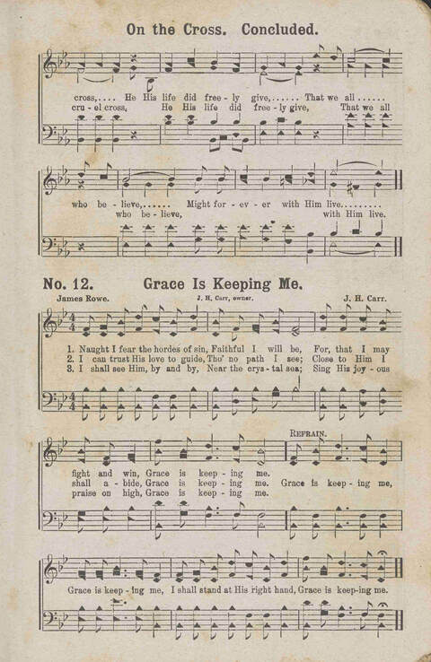 Glory Echoes: a collection of sacred songs for all Purposes page 12