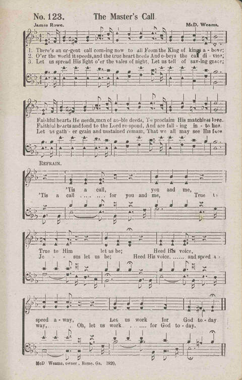 Glory Echoes: a collection of sacred songs for all Purposes page 134