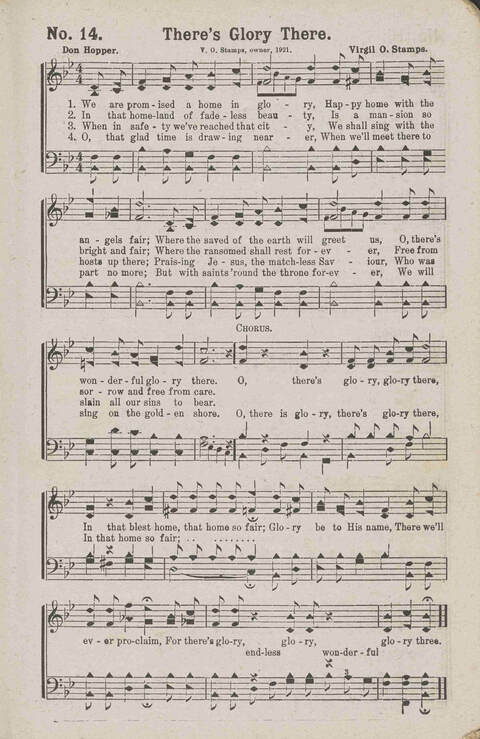 Glory Echoes: a collection of sacred songs for all Purposes page 14
