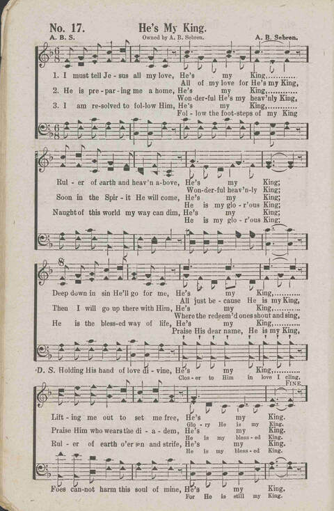 Glory Echoes: a collection of sacred songs for all Purposes page 17