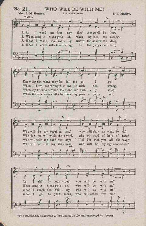 Glory Echoes: a collection of sacred songs for all Purposes page 21