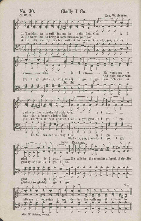 Glory Echoes: a collection of sacred songs for all Purposes page 31