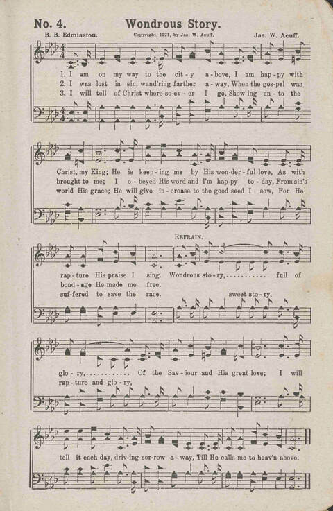 Glory Echoes: a collection of sacred songs for all Purposes page 4
