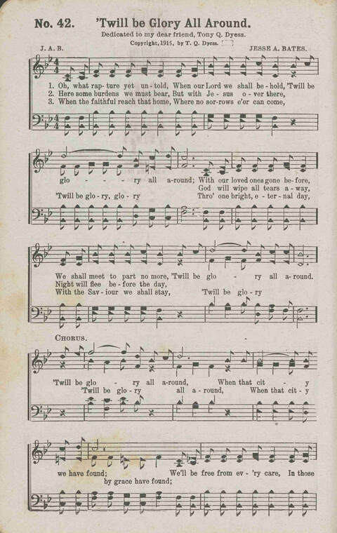 Glory Echoes: a collection of sacred songs for all Purposes page 43