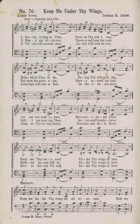 Glory Echoes: a collection of sacred songs for all Purposes page 79