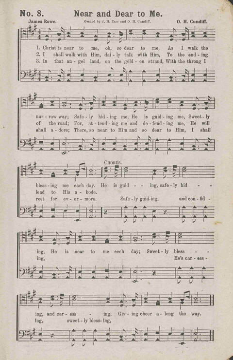 Glory Echoes: a collection of sacred songs for all Purposes page 8