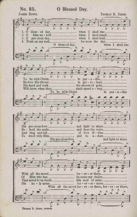 Glory Echoes: a collection of sacred songs for all Purposes page 89