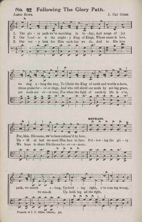 Glory Echoes: a collection of sacred songs for all Purposes page 97