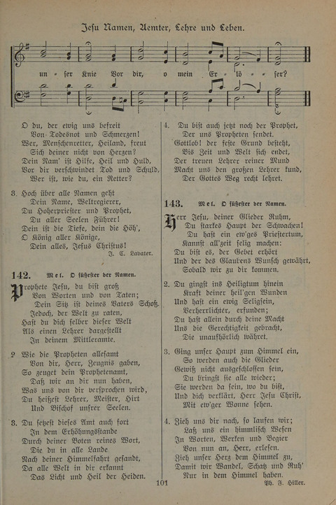 Gesangbuch der Evangelischen Gemeinschaft: für öffentlichen und häuslichen Gottesdient page 101