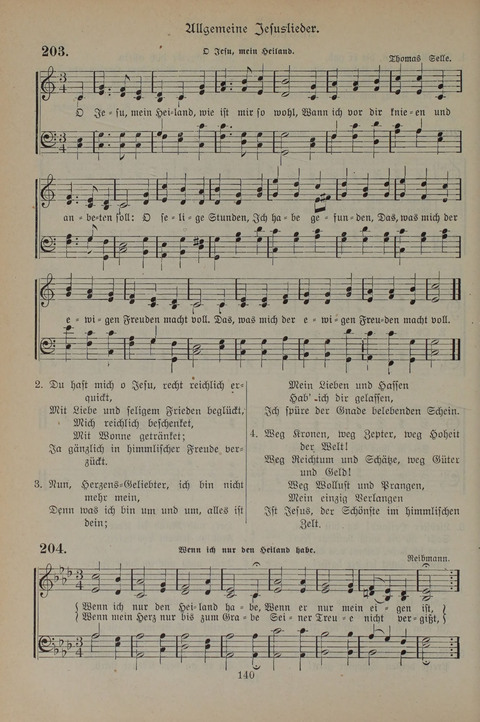 Gesangbuch der Evangelischen Gemeinschaft: für öffentlichen und häuslichen Gottesdient page 140