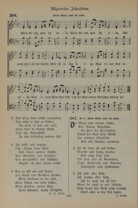 Gesangbuch der Evangelischen Gemeinschaft: für öffentlichen und häuslichen Gottesdient page 142