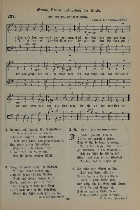 Gesangbuch der Evangelischen Gemeinschaft: für öffentlichen und häuslichen Gottesdient page 165