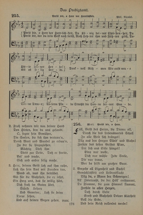 Gesangbuch der Evangelischen Gemeinschaft: für öffentlichen und häuslichen Gottesdient page 178