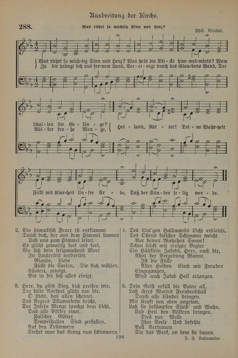 Gesangbuch der Evangelischen Gemeinschaft: für öffentlichen und häuslichen Gottesdient page 198