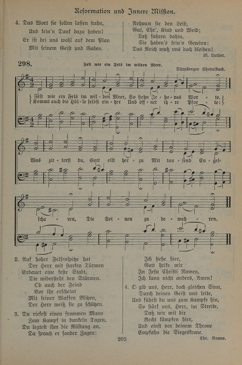 Gesangbuch der Evangelischen Gemeinschaft: für öffentlichen und häuslichen Gottesdient page 205
