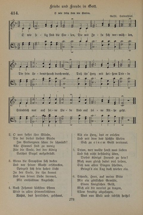 Gesangbuch der Evangelischen Gemeinschaft: für öffentlichen und häuslichen Gottesdient page 278