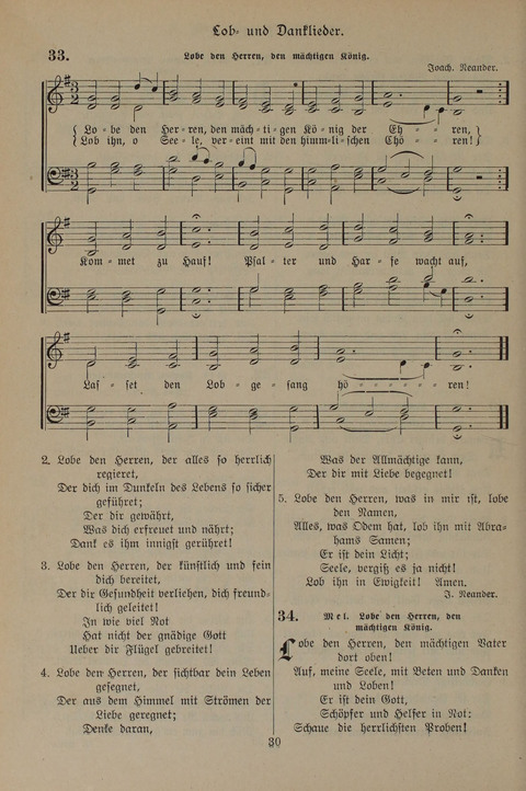 Gesangbuch der Evangelischen Gemeinschaft: für öffentlichen und häuslichen Gottesdient page 30