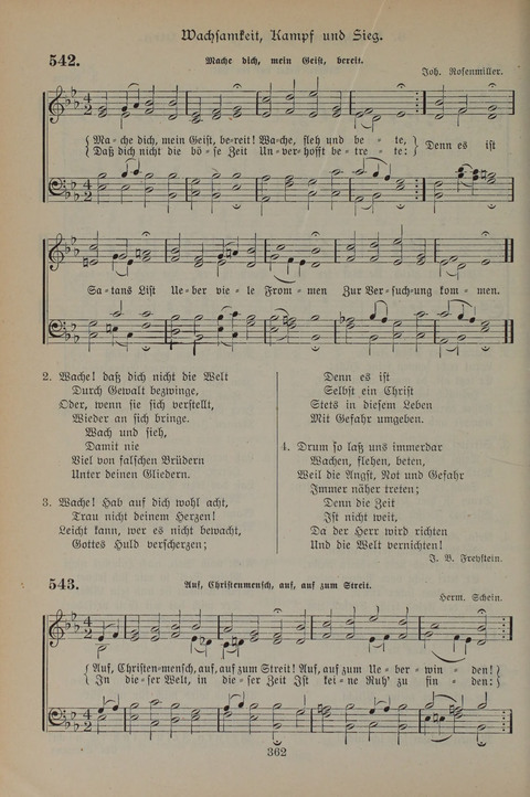 Gesangbuch der Evangelischen Gemeinschaft: für öffentlichen und häuslichen Gottesdient page 362