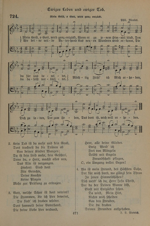 Gesangbuch der Evangelischen Gemeinschaft: für öffentlichen und häuslichen Gottesdient page 471