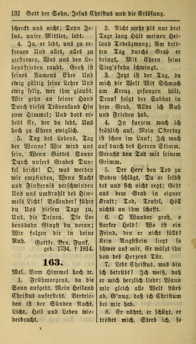 Gesangbuch der Evangelischen Kirche: herausgegeben von der Deutschen Evangelischen Synode von Nord-Amerika page 132