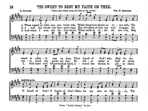 Gospel Echoes: A Choice Collection of Songs for Use in the Sunday-School, Prayer and Praise Meetings, and the Home Circle page 12